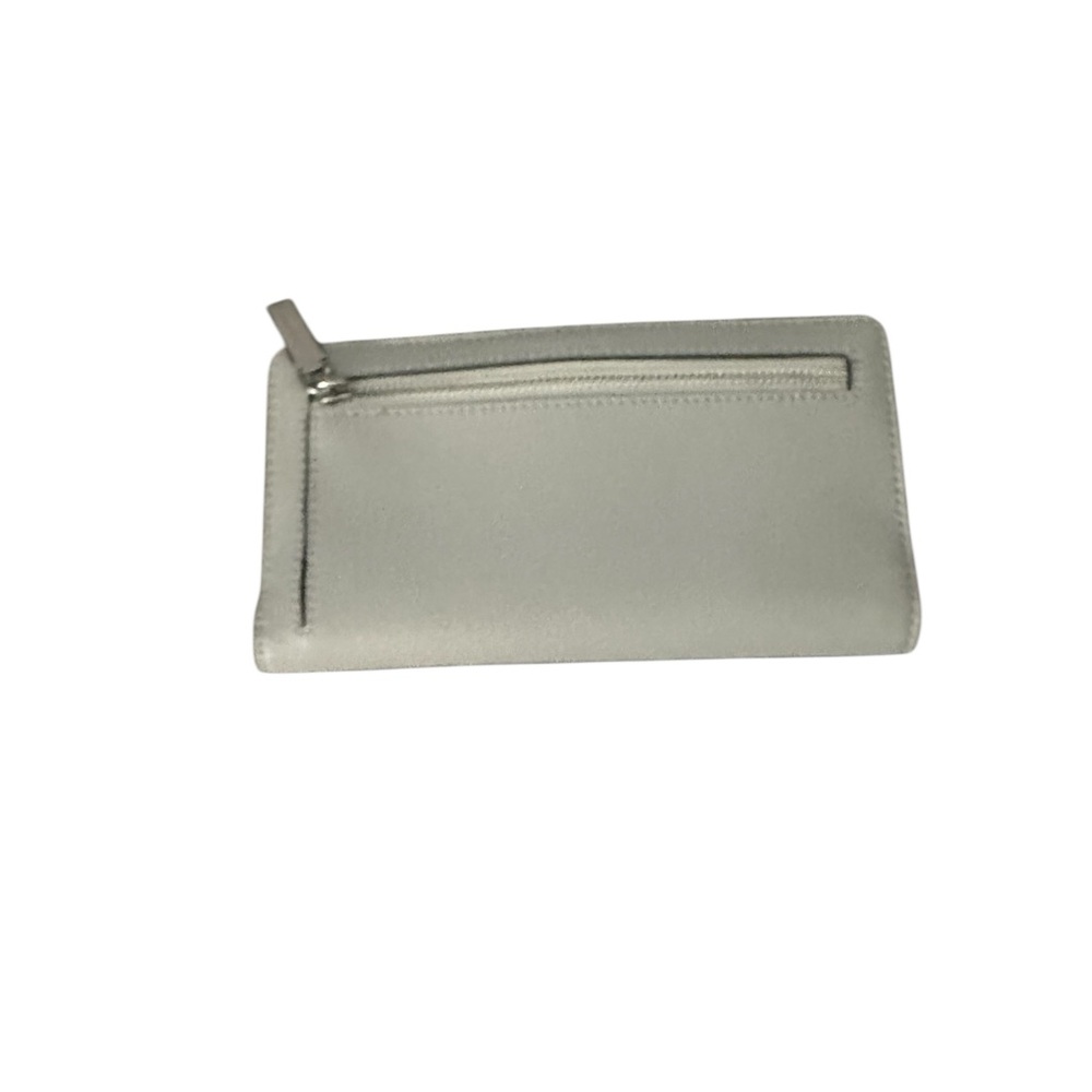 Kate Spade Madison Colorblock Medium Satchel & Wallet Set Platinum Grey Ivory - Picture 8 of 10